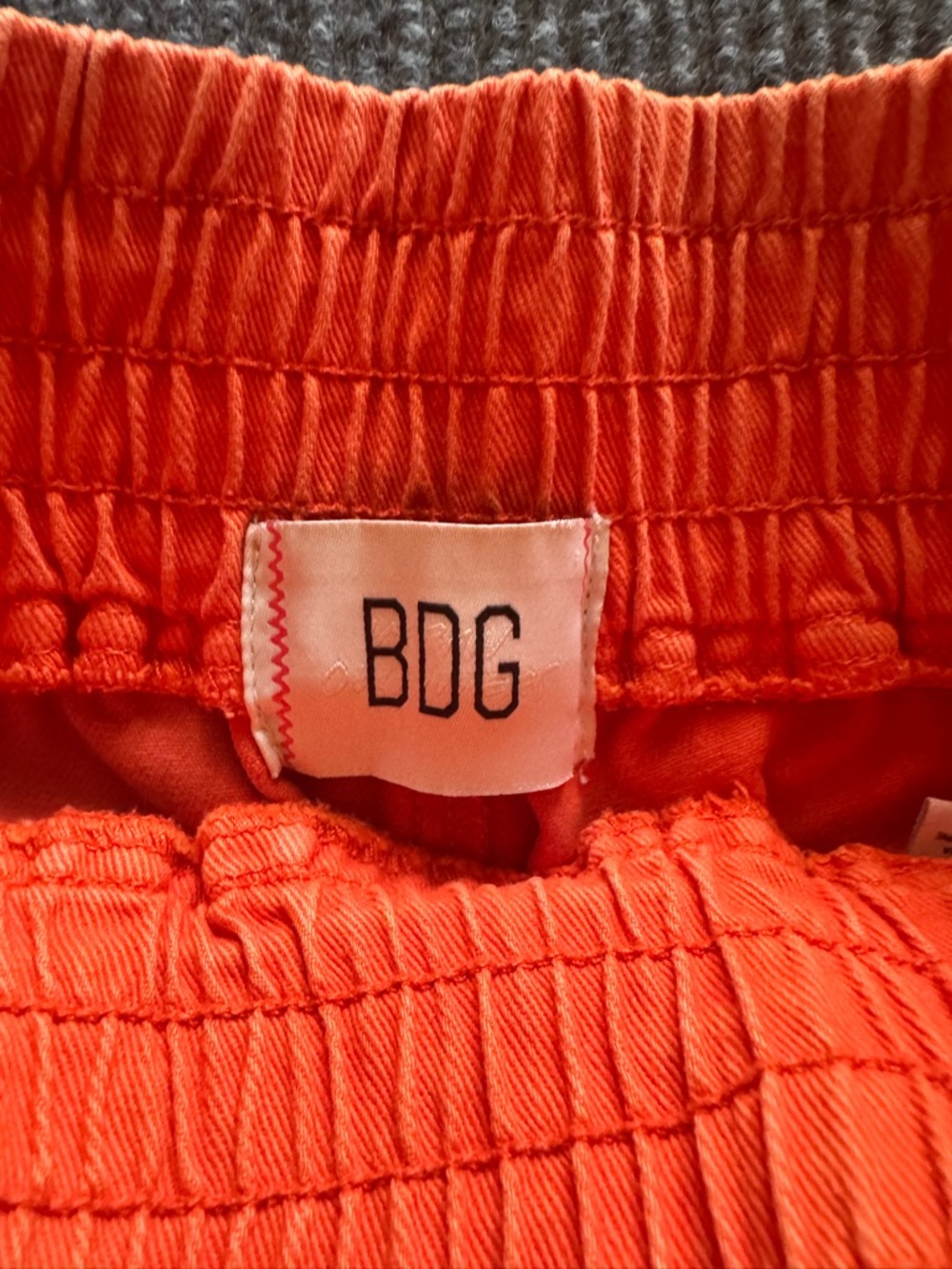Urban Outfitters BDG orange 100% cotton shorts Women's Small - Picture 4 of 6